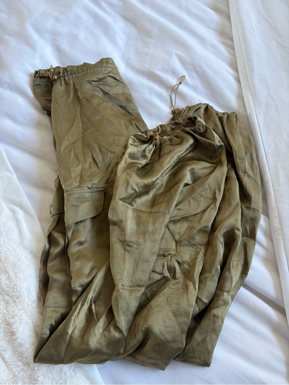 Blumarine Khaki Utility Pants